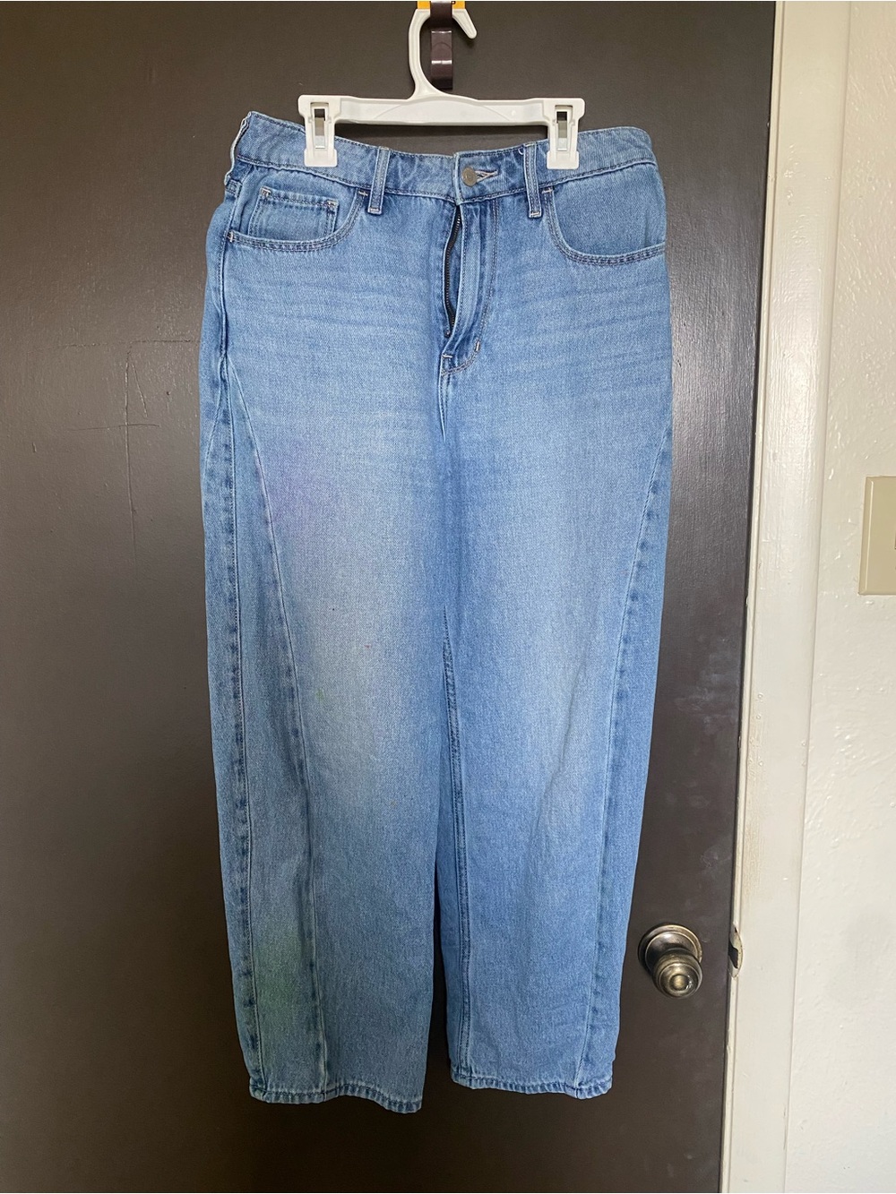 Hollister Light Blue Straight Wide Leg Women's Jeans